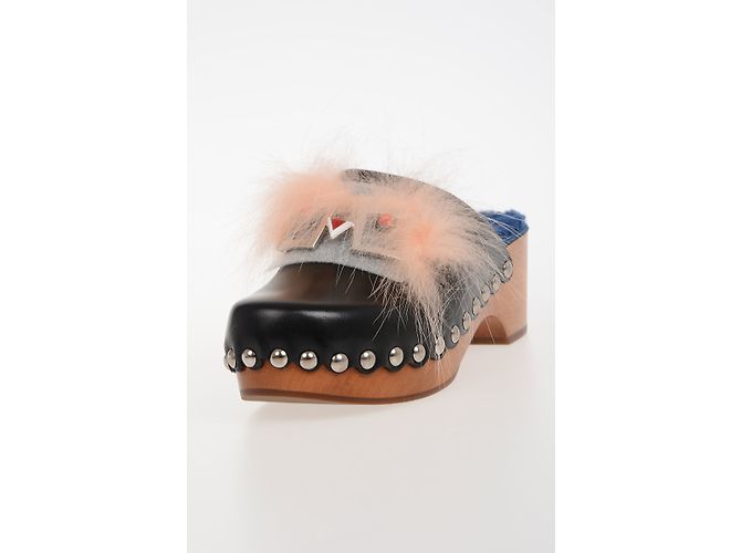 Sabot compensé Fendi - vue 3