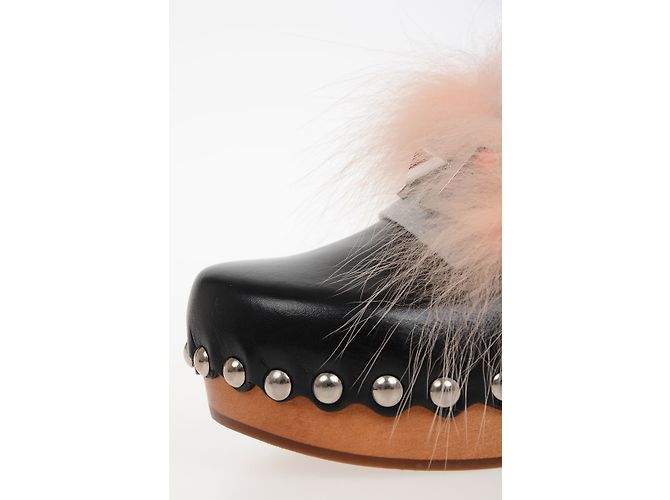 Sabot compensé Fendi - vue 5