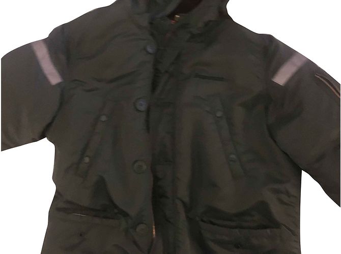 Parka Supreme Fuck Em All Argento Arancio Khaki Arancione Cachi - vista 2