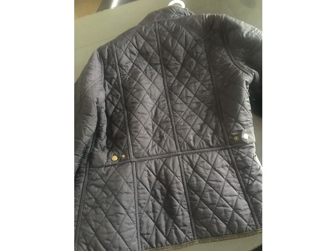 Barbour Navy Blue Nylon Jacket Size 40 - view 6