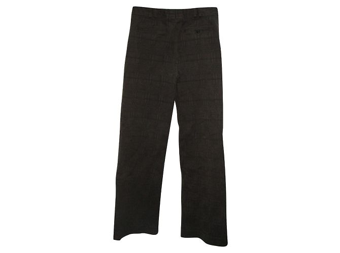 Burberry-Hose mit gewebtem Karo Braun - Ansicht 2