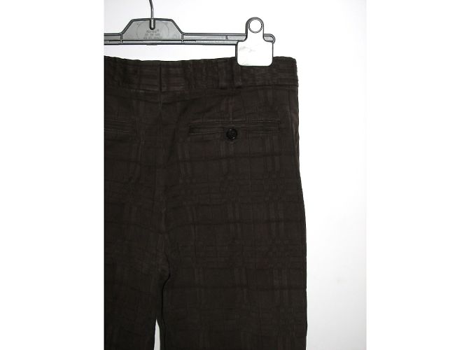 Burberry-Hose mit gewebtem Karo Braun - Ansicht 3