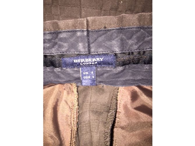 Burberry-Hose mit gewebtem Karo Braun - Ansicht 5