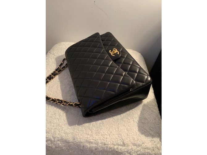 Timeless Chanel Maxi Jumbo nero - vista 3