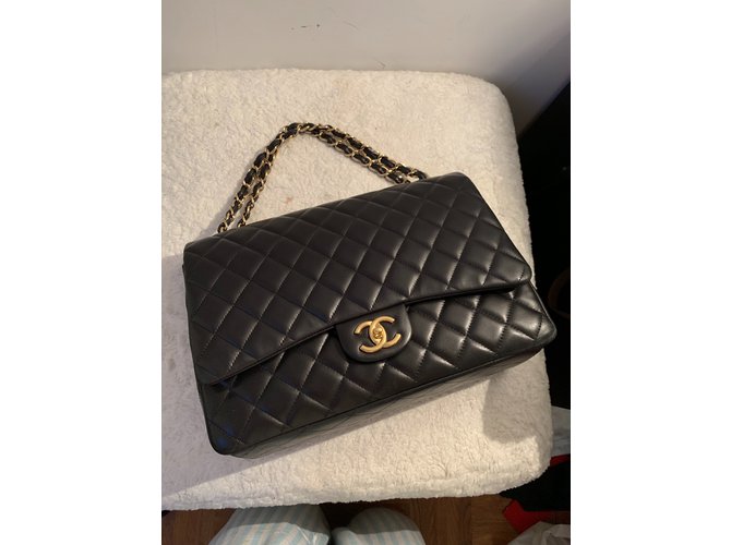 Timeless Chanel Maxi Jumbo nero - vista 6