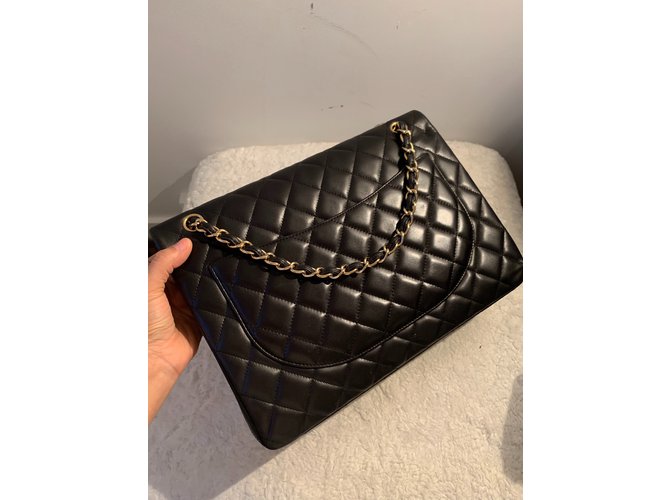 Timeless Chanel Maxi Jumbo nero - vista 19