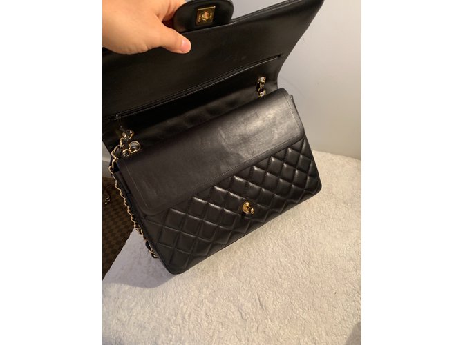 Timeless Chanel Maxi Jumbo nero - vista 20
