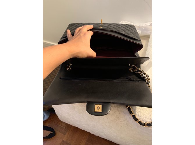 Timeless Chanel Maxi Jumbo nero - vista 23