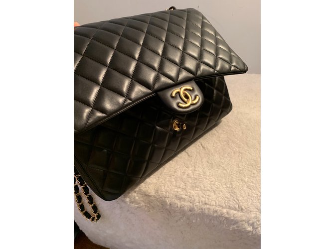 Timeless Chanel Maxi Jumbo nero - vista 25