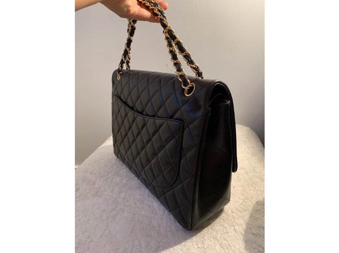 Timeless Chanel Maxi Jumbo nero - vista 26