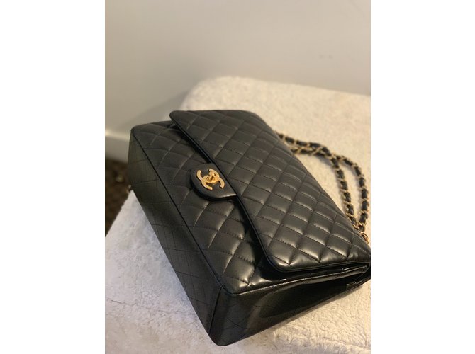 Timeless Chanel Maxi Jumbo nero - vista 28