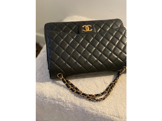 Timeless Chanel Maxi Jumbo nero - vista 29