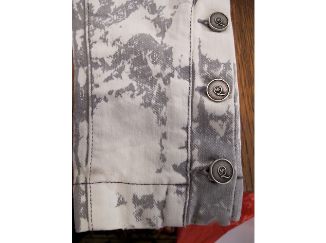 Jeans McQ Bianche in Cotone Effetto Distressed Bianco - vista 3