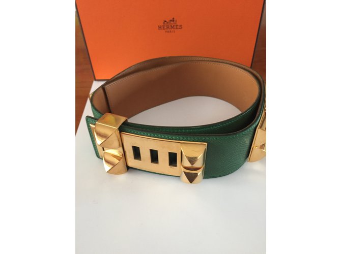 Hermès Hermes Medor Belt Verde - vista 3