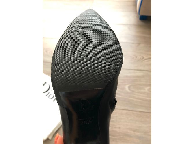 Dior botas negras de talla 38,5 en muy buen estado Negro - vista 4