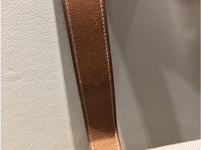 Hermès Jige-Handtasche Beige - Ansicht 10