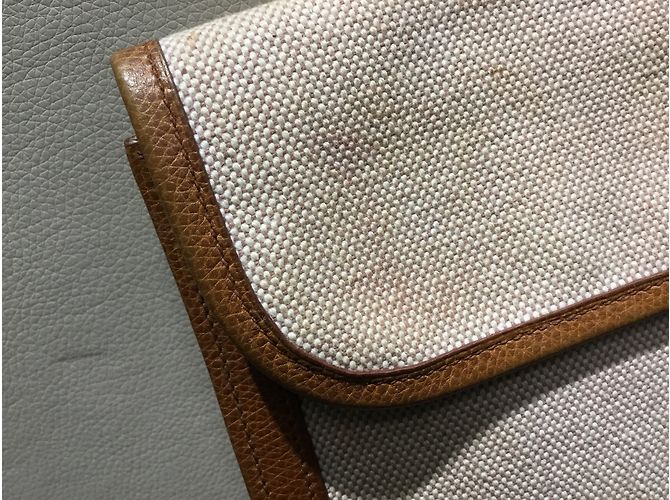 Hermès Jige-Handtasche Beige - Ansicht 3
