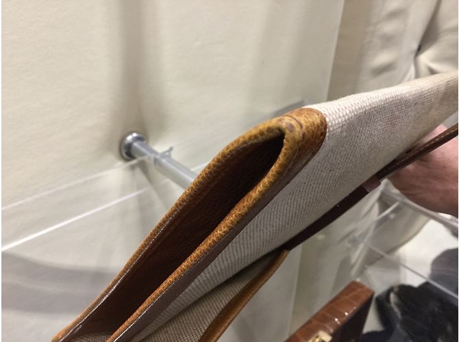 Hermès Jige-Handtasche Beige - Ansicht 6