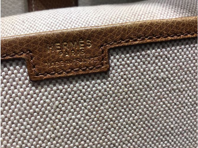 Hermès Jige-Handtasche Beige - Ansicht 7