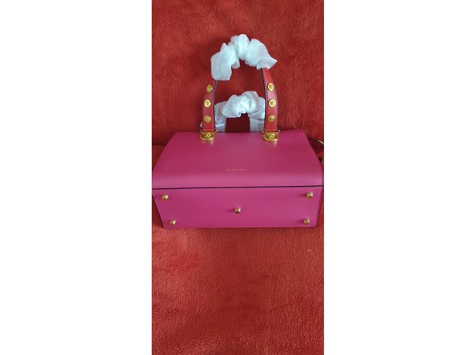 Versace Medusa Stud Tribute Tote in Pink - vista 5