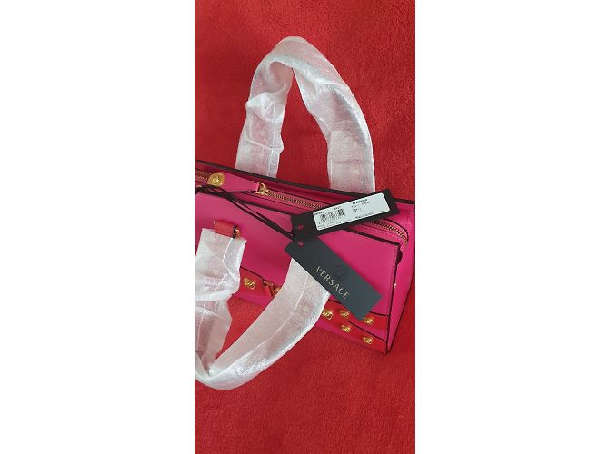 Versace Medusa Stud Tribute Tote in Pink - vista 9