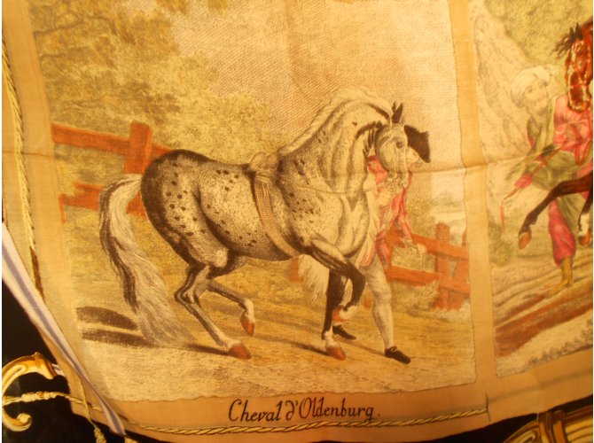 Hermès raza de caballo Beige - vista 3