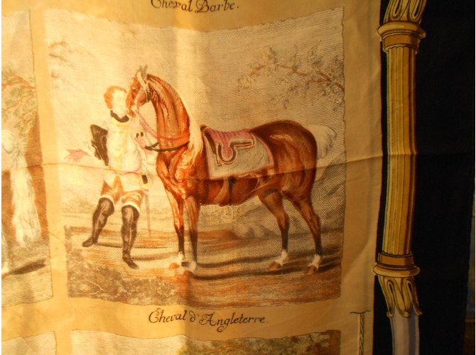 Hermès raza de caballo Beige - vista 5