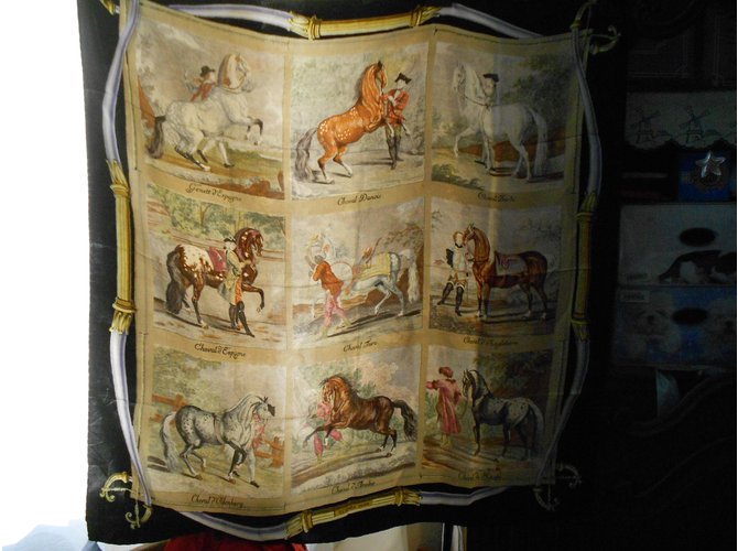 Hermès raza de caballo Beige - vista 8