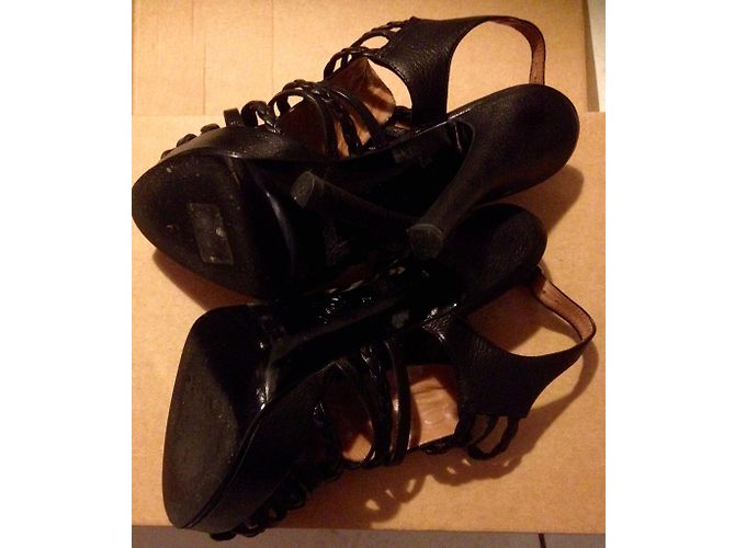 Décolleté Laurence Dacade in vernice nera 37 Nero - vista 5