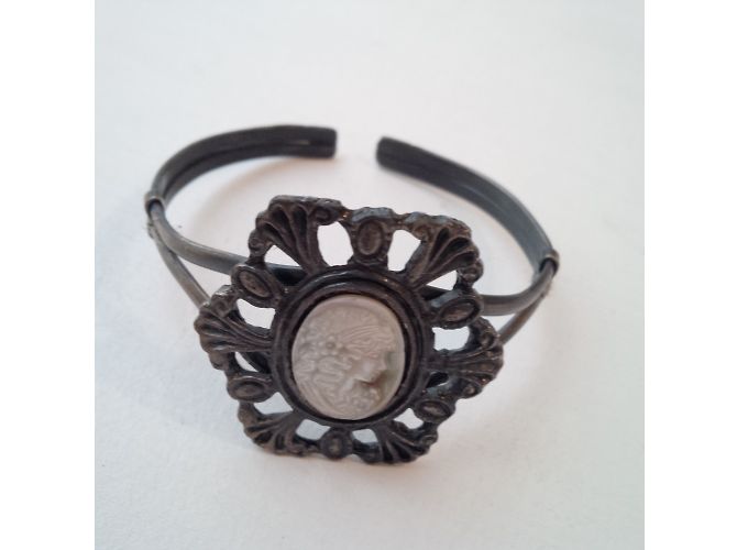 Autre Marque Bracciale Cameo Gunmetal con Madreperla Grigio antracite - vista 4