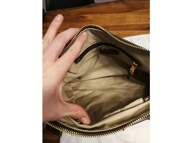 Chloé Marcie media in nabuk marrone Marrone scuro - vista 4