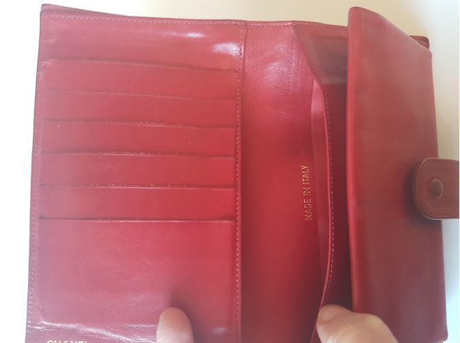 Chanel portafogli Rosso - vista 11