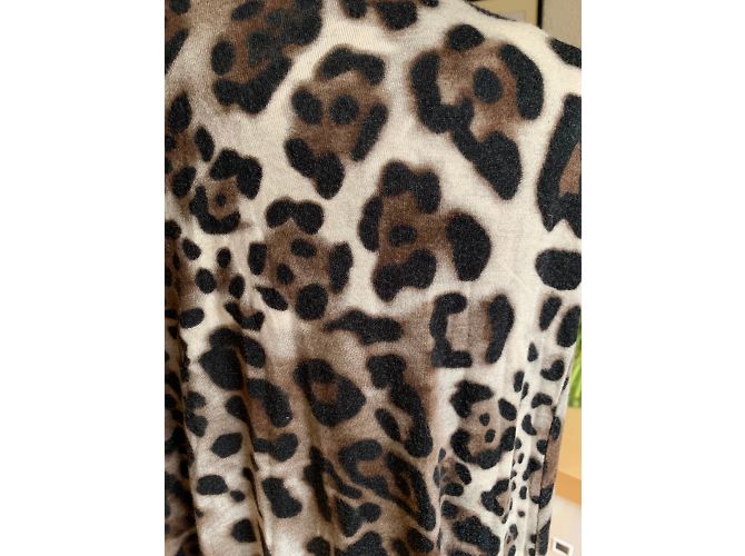 Vestido Zapa con Estampado de Leopardo en Lycra - vista 6