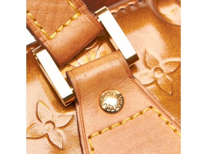 Louis Vuitton Vernis Houston Marrone Bronzo - vista 10