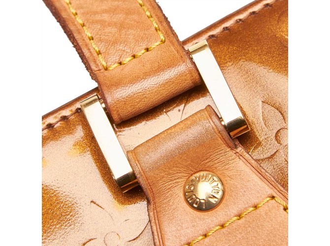 Louis Vuitton Vernis Houston Marrone Bronzo - vista 11