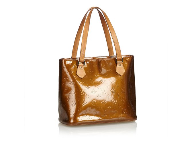 Louis Vuitton Vernis Houston Marrone Bronzo - vista 2