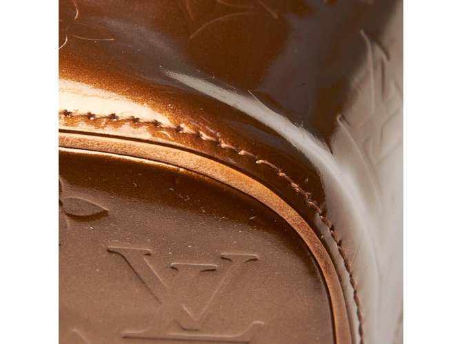 Louis Vuitton Vernis Houston Marrone Bronzo - vista 9