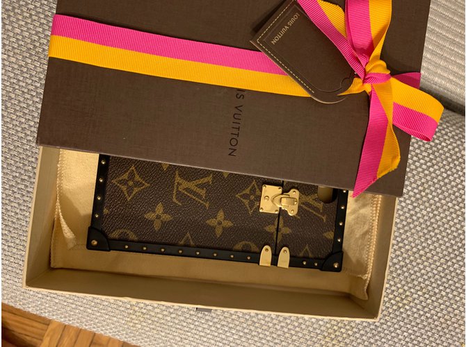 Louis Vuitton Cover iphone per baule per occhi Marrone - vista 5