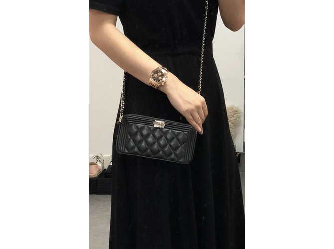 Boy Chanel Pochette da bambino Nero - vista 7
