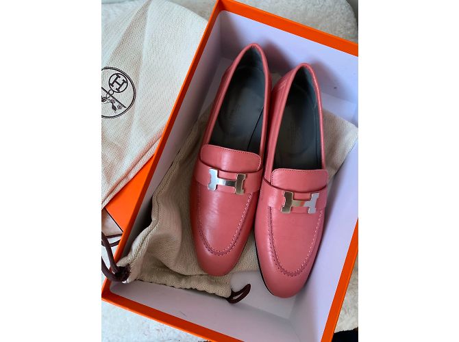 Mocassini Parigi - Hermès Rosa - vista 2