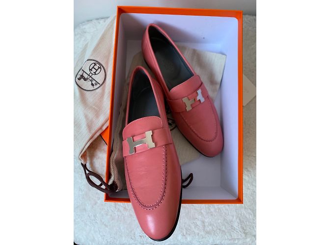 Mocassini Parigi - Hermès Rosa - vista 4