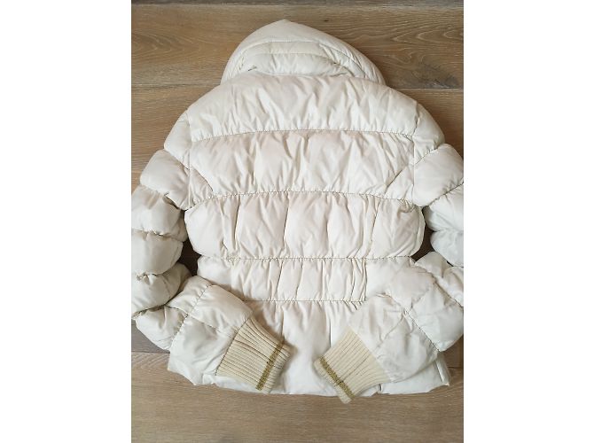 Roberto Cavalli Down Jacket Ivory Gold Beige - view 4