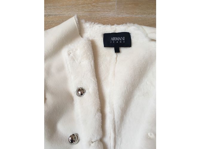Armani Kunstpelz Jacke Beige - Ansicht 2