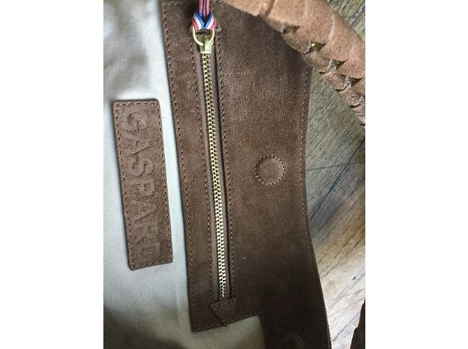 Jerome Dreyfuss Gaspard Borsa a mano in pelle Caramello - vista 2