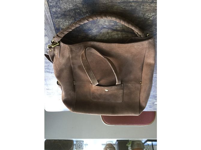 Jerome Dreyfuss Gaspard Borsa a mano in pelle Caramello - vista 4