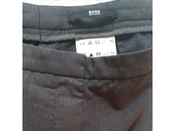 pantalones mujer "HUGO BOSS" Gris - vista 3