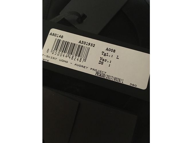 Maglietta Gianni Versace Audrey Capsule Nera in Cotone Nero - vista 7