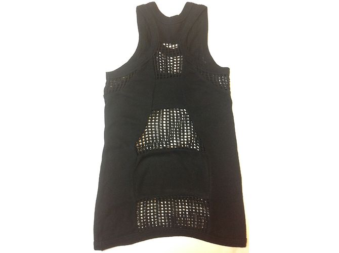 Isabel Marant Camiseta Sin Mangas de Algodón Negro - vista 2