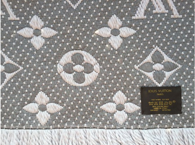 Louis Vuitton LOGOMANIA-SCHAL Grau - Ansicht 3