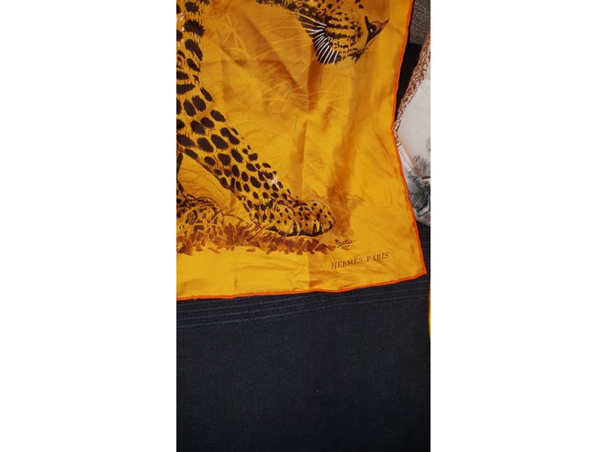Hermès Cachecol Laranja - vista 3